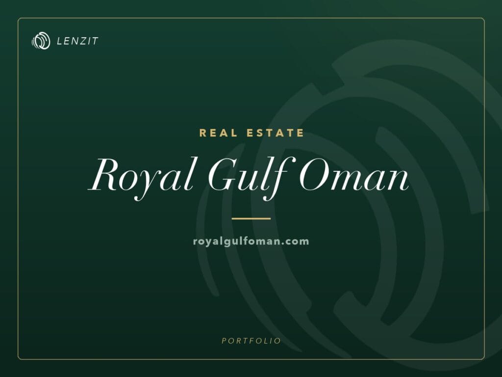 Royal Gulf Oman — Real Estate website | Lenzit portfolio