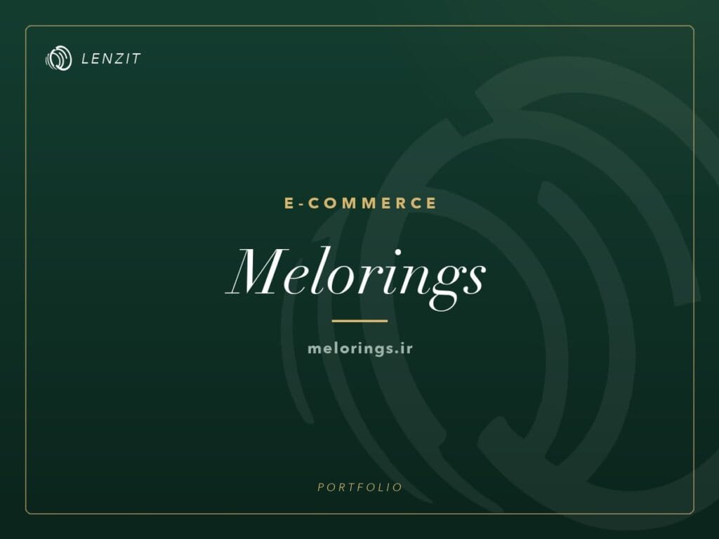Melorings — E-commerce website | Lenzit portfolio