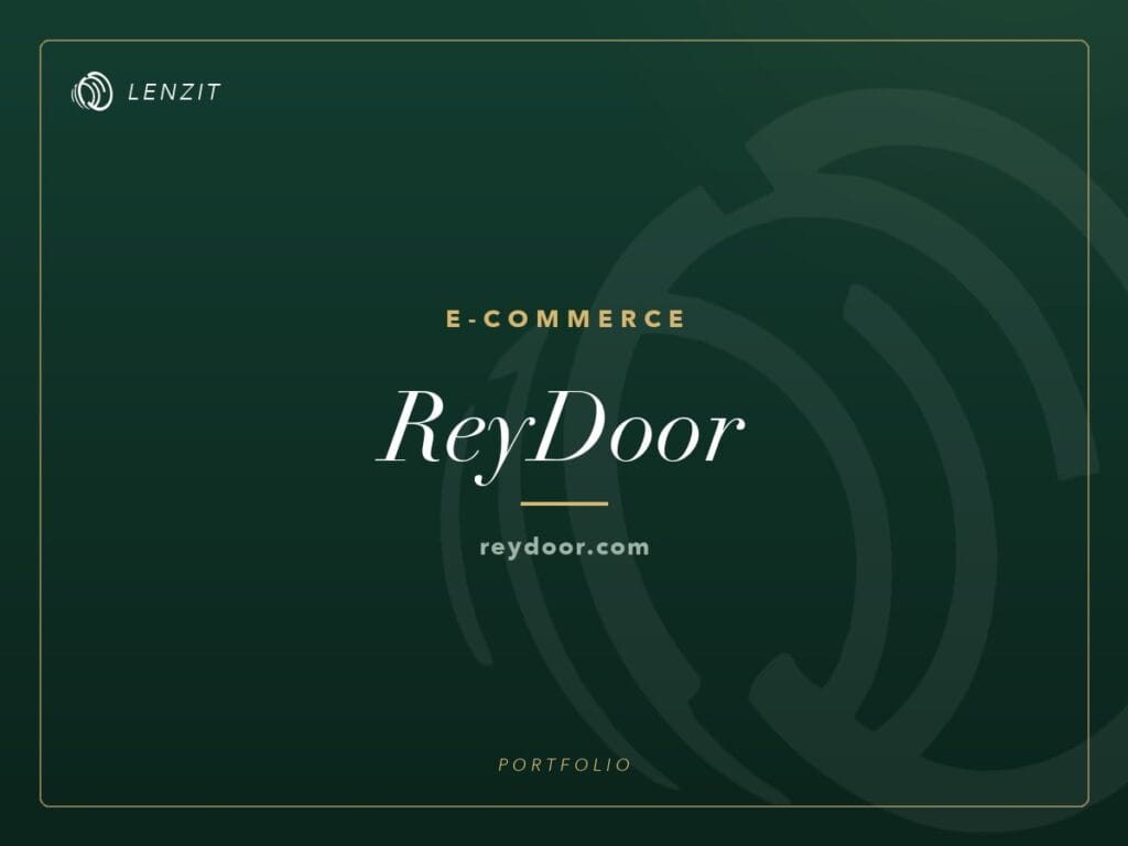 ReyDoor — E-commerce website | Lenzit portfolio