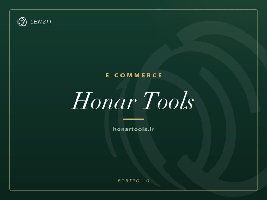 Honar Tools — E-commerce website | Lenzit portfolio