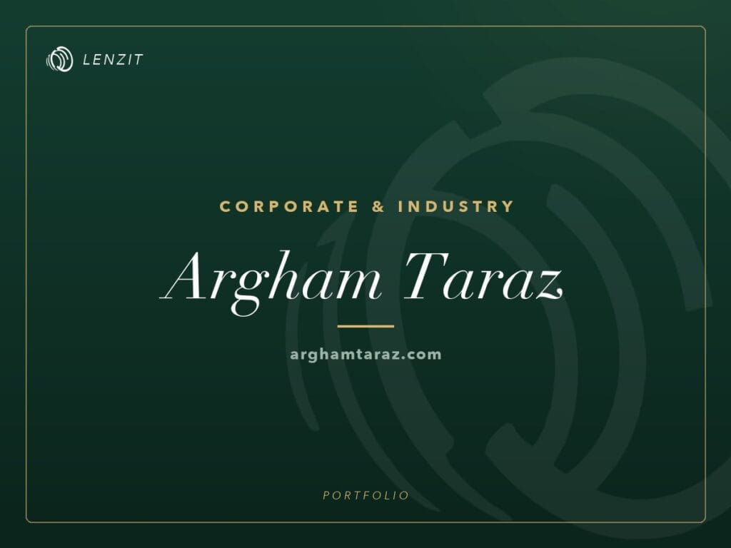 Argham Taraz — Corporate & Industry website | Lenzit portfolio