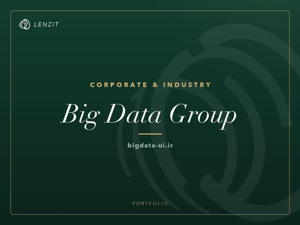 Big Data Group — Corporate & Industry website | Lenzit portfolio