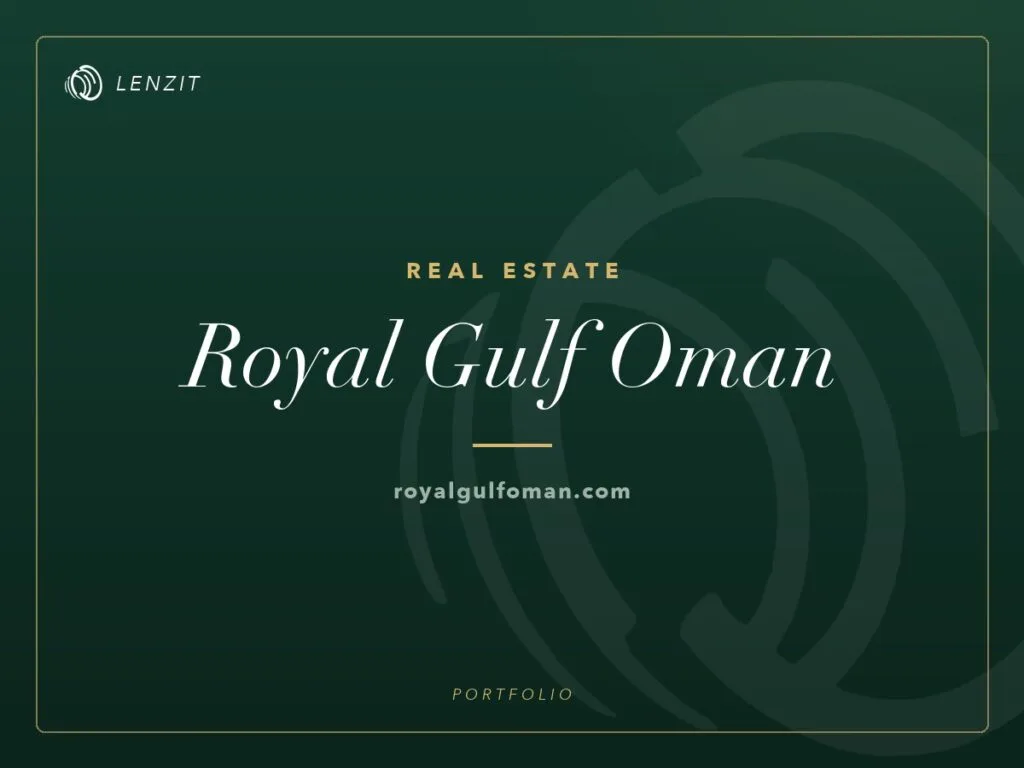 Royal Gulf Oman — Real Estate website | Lenzit portfolio
