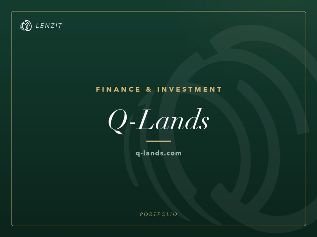 Q-Lands — Finance & Investment website | Lenzit portfolio
