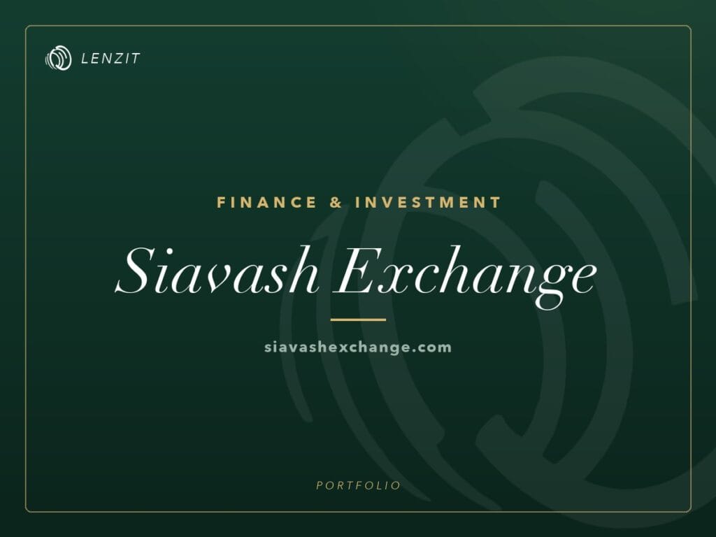Siavash Exchange — Finance & Investment website | Lenzit portfolio