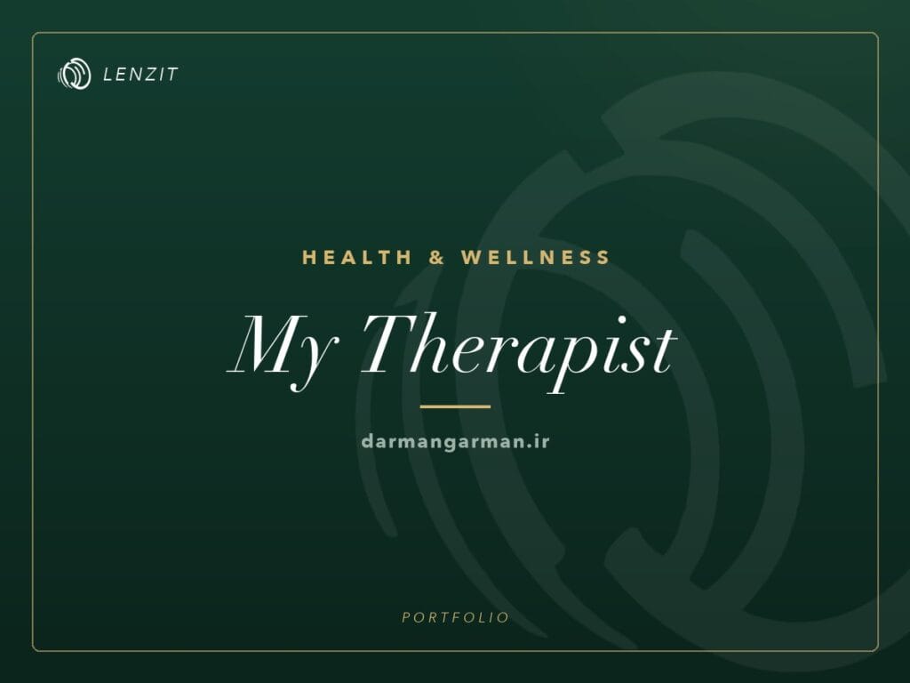 My Therapist — Health & Wellness website | Lenzit portfolio