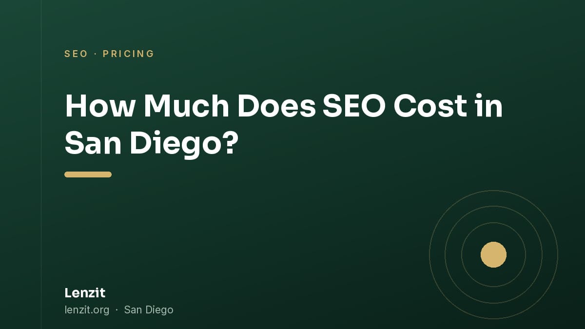 How Much Does SEO Cost in San Diego?