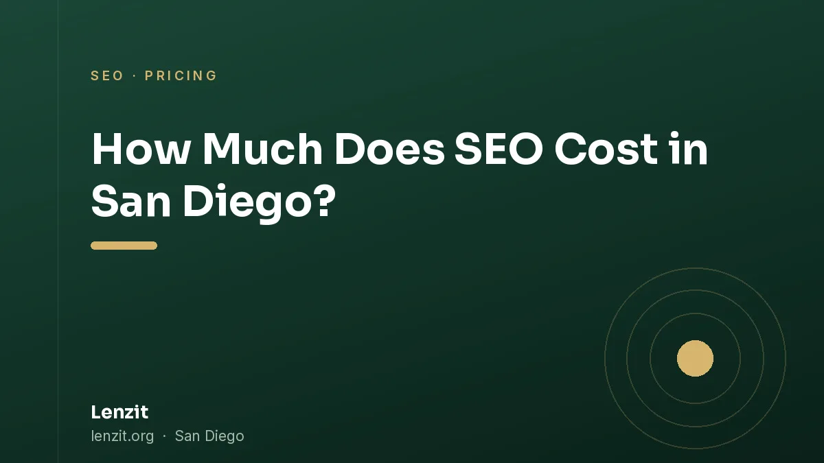 How Much Does SEO Cost in San Diego?