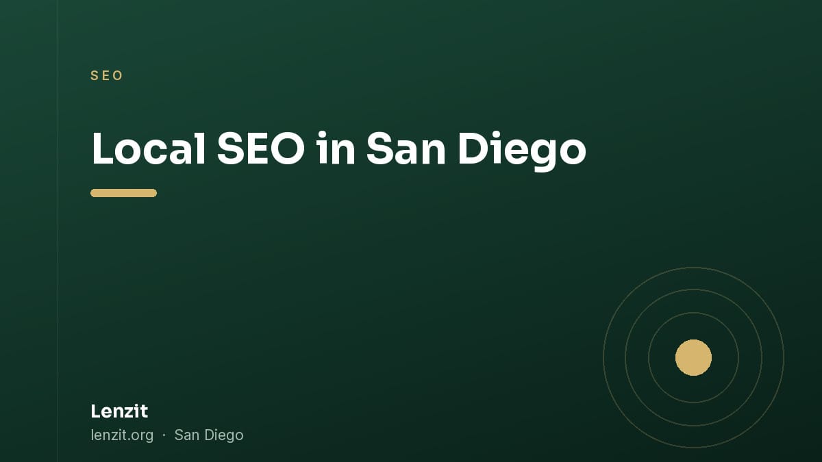 Local SEO San Diego